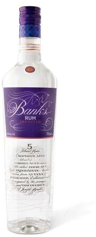 Banks Island & Blend Rum 43% 70cl Car x6