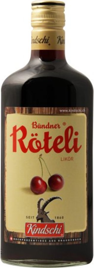Bündner Röteli Kirschlikör 22% 70cl Car x6