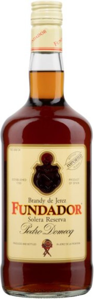 Domecq Brandy Fundador 36% 100cl Car x6