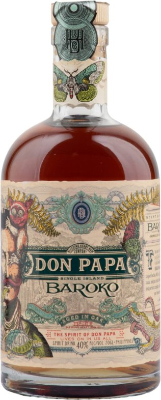 Don Papa Rum Baroko 40% 70cl Car x6
