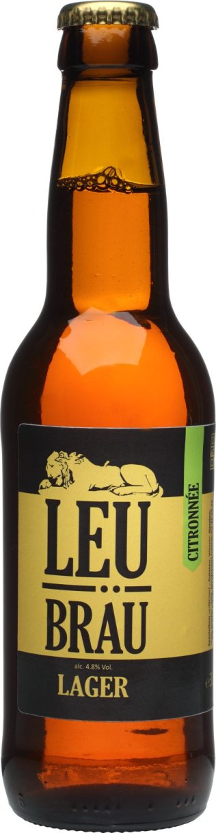 Leu Bräu Lager hell citronée 33cl Car x24