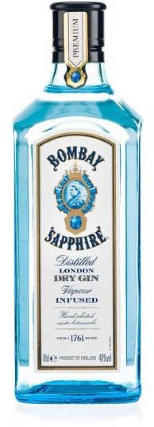 Gin Bombay Saphire 40% 70cl Car x6