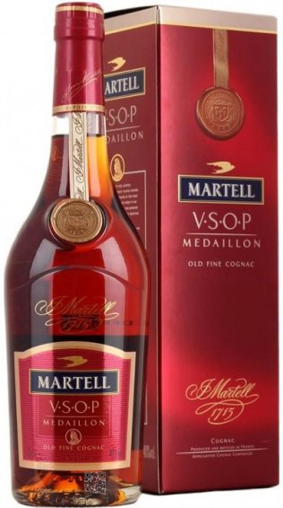 Cognac Martell VSOP 40% 70cl Car x6