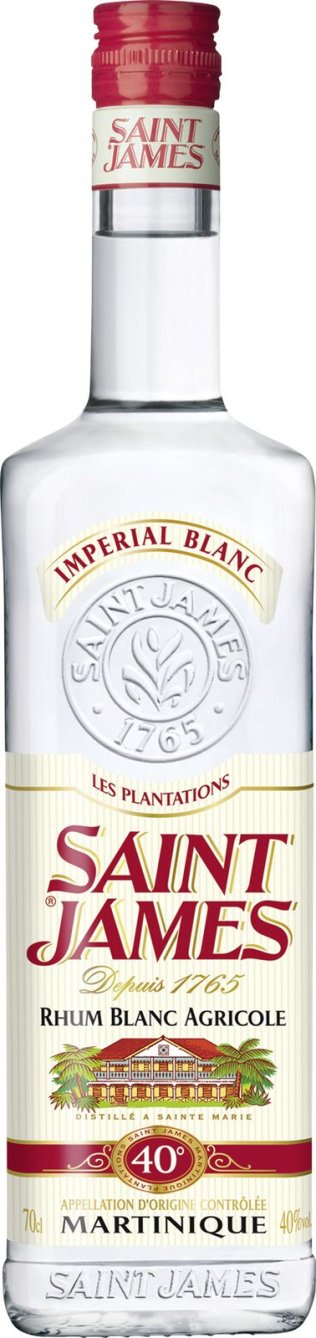 Rhum Saint James Agricole Imperial Blanc * 40% 70cl Car x6