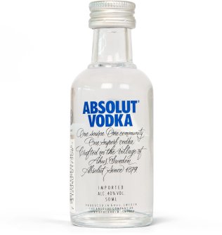 Vodka Absolut 40% 5cl Car x12