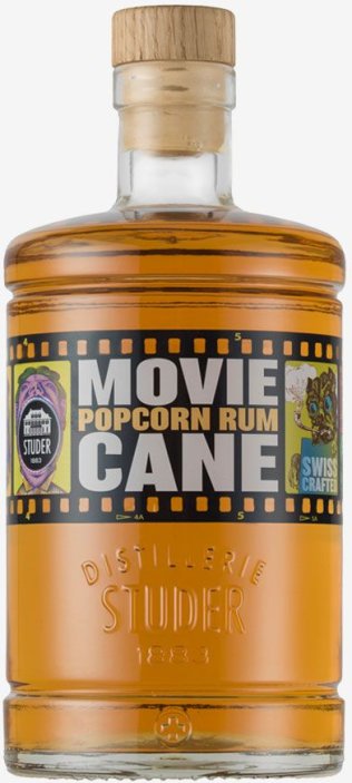 Moviecane Popcorn Rum Studer 44.8% 50cl Car x6