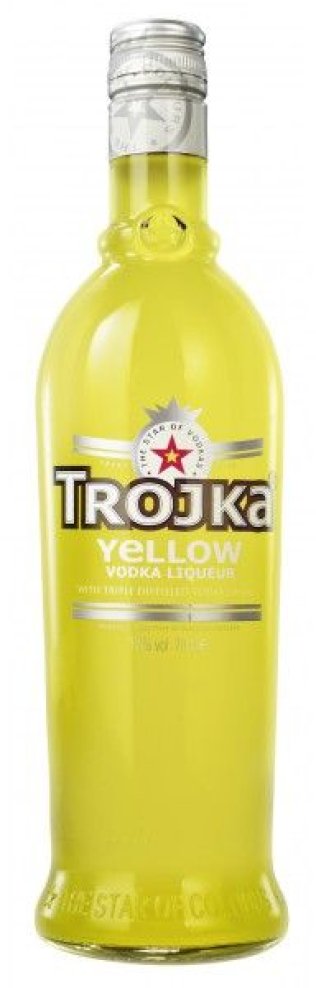 TROJKA Vodka Yellow 17% 70cl Car x6