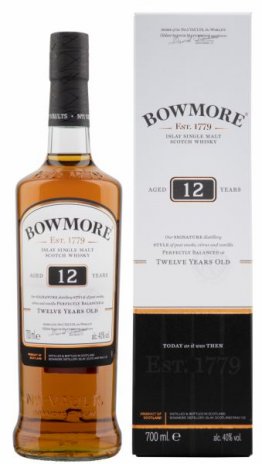 Whisky Bowmore 12 years Single Malt 40% 70cl Car x6