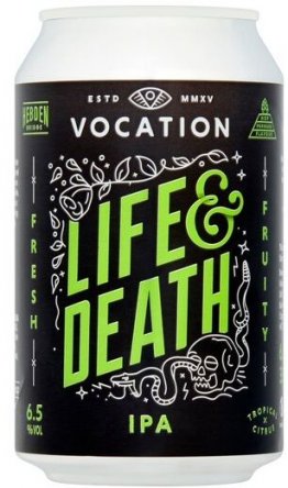 Vocation Life & Death IPA Dosen Ales/Bitter/IPA 33cl Car x12