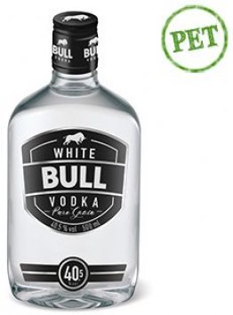 White Bull Vodka Pure Grain PET * 40.5% 50cl Car x6