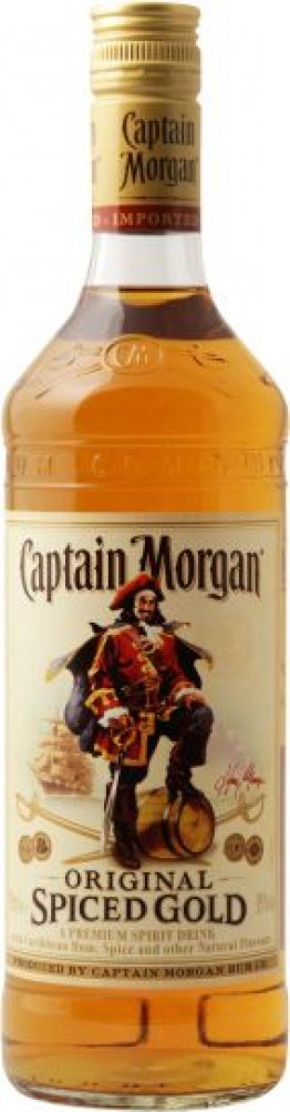 Rum Jamaica Spiced Gold "Captain Morgan" 35% 70cl Car x6