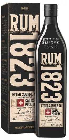 Rum 1823 - Etter Swiss Rum in Geschenkverpackung * 40% 70cl Car x6