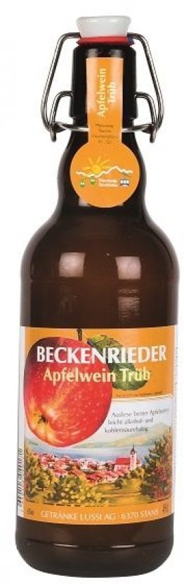 Beckenrieder Apfelwein trüb Bügel 50cl HARx15