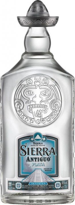 SIERRA Tequila Antiguo Plata * 40% 70cl Car x6