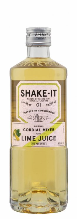 Lime Juice Cordial Mixer Shake-It 50cl Car x6
