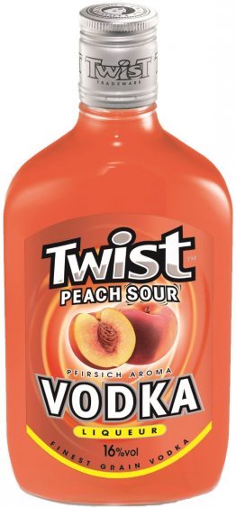 Vodka Twist Peach Sour PET 16% 50cl Car x6