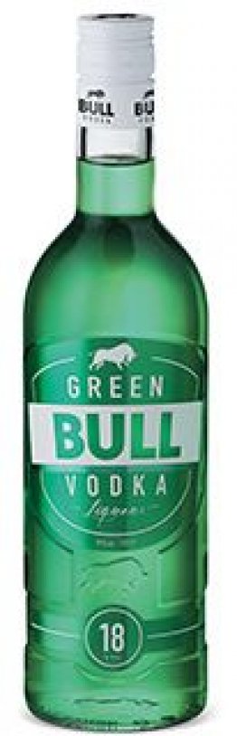 Green Bull Vodka Liqueur 18% 70cl Car x6