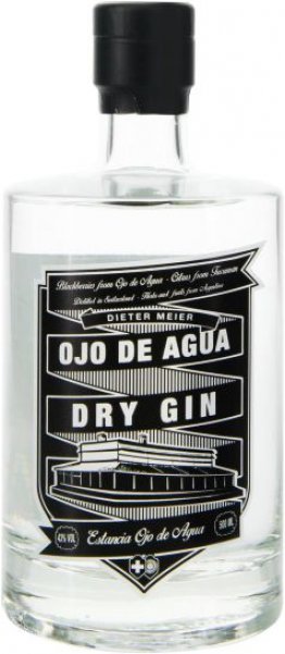 Dry Gin Ojo de Agua Dieter Meier 43% 50cl Car x6