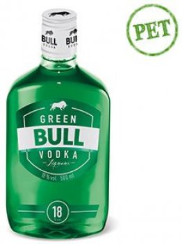 Green Bull Vodka Liqueur PET * 18% 50cl Car x6