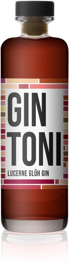GIN TONI Lucerne Glüh Gin 20% 50cl Car x6