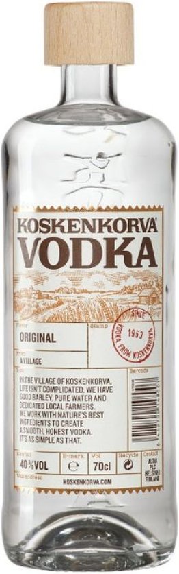 Koskenkorva Vodka * 40% 100cl Car x6