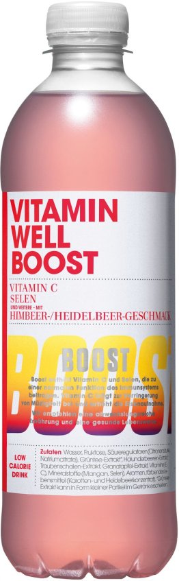 Vitamin Well Boost Himbeer-Heidelbeer 50cl Car x12