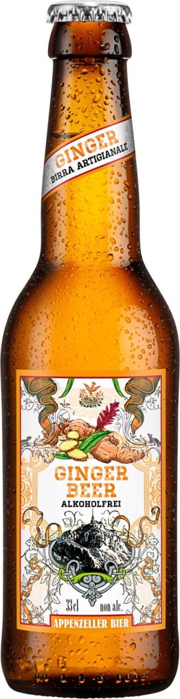 Appenzeller Ginger Beer alkoholfrei 6er 33cl Car x6