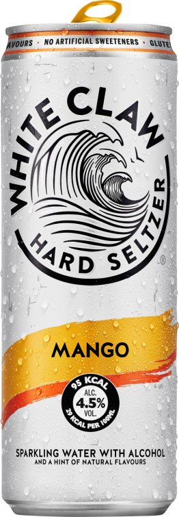 White Claw Hard Seltzer Mango 4.5 % Dosen * 33cl Car x12