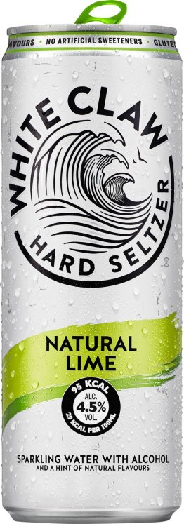 White Claw Hard Seltzer Natural Lime 4.5 % Dosen * 33cl Car x12