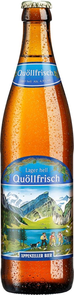 Appenzeller Quöllfrisch hell Lagerbier 50cl HARx20
