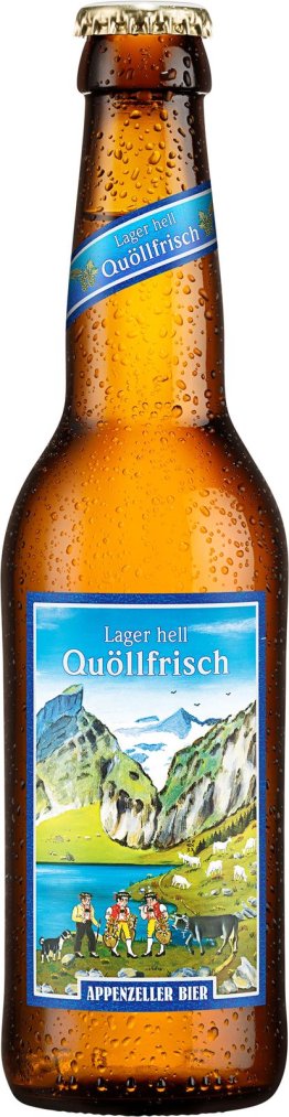 Appenzeller Quöllfrisch hell Lagerbier 33cl HARx24