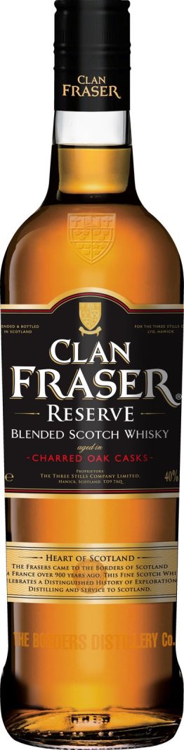 CLAN FRASER Blended Scotch Whisky * 40% 70cl Car x6