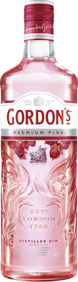 Gordons Pink Gin 37.5% 70cl Car x6