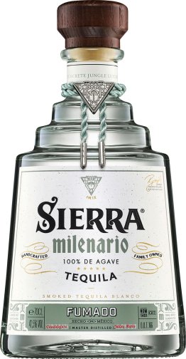 SIERRA Tequila Milenario Fumado * 41.5% 70cl Car x3