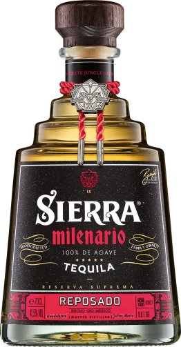 SIERRA Tequila Milenario Reposado * 41.5% 70cl Car x3