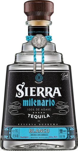 SIERRA Tequila Milenario Blanco * 41.5% 70cl Car x3