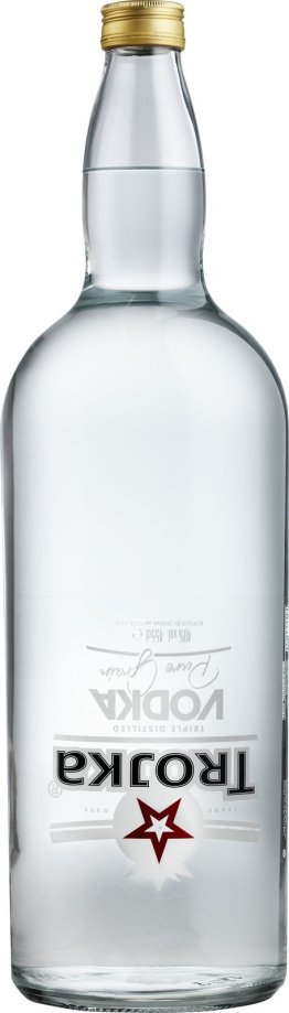 TROJKA Vodka Pure Grain 40% 455cl