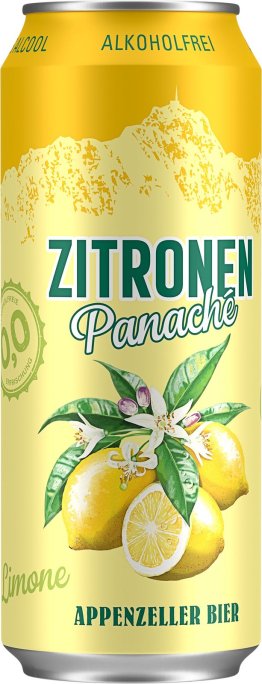 Appenzeller Bier Zitronen-Panaché alkoholfrei Dosen 50cl Car x6