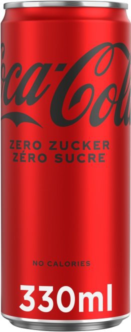 Coca-Cola Zero Dosen 33cl Car 4x6
