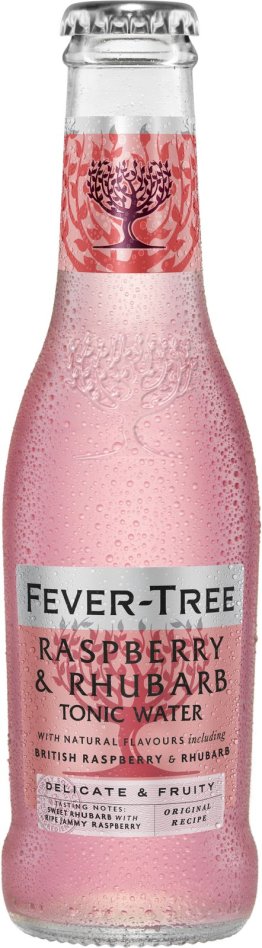 Fever Tree Raspery & Rhubarb Tonic (Festlieferung: nur ganze Packungen retour) 20cl Car 4x6