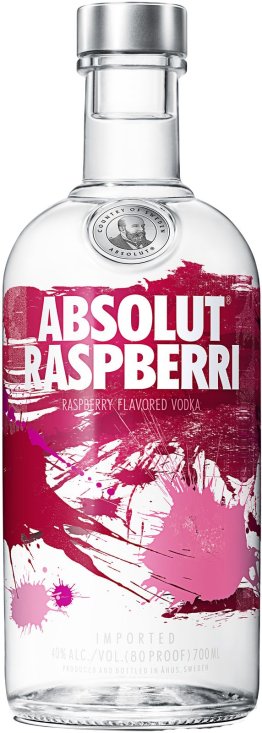 Vodka Absolut Raspberry 40% 70cl Car x6