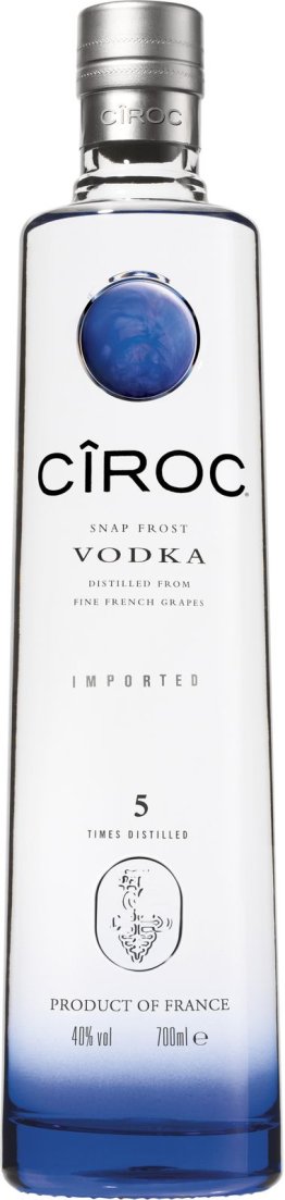 Vodka Cîroc Snap Frost 40% 70cl Car x6