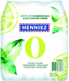 HENNIEZ 0Kcal Limetten-Melisse * 50cl Car 4x6