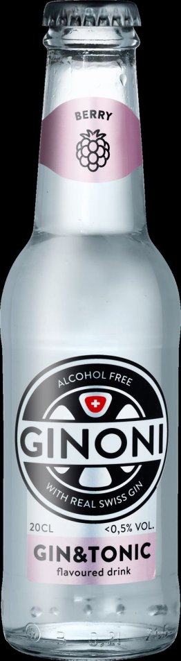 GINONI alcohol free Berry 20cl Car 6x4