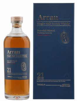 The Arran 21 Years Single Malt Whisky 46% 70cl Car x6
