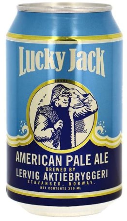 Lervig Lucky Jack American Pale Ale Dose 33cl Car x24