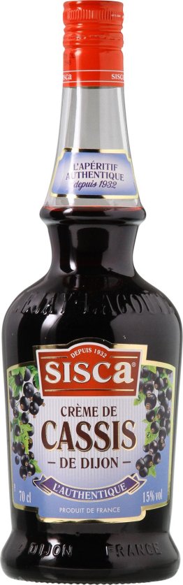 Crème de Cassis Sisca 15% 70cl Car x6