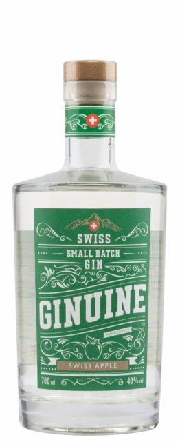 Ginuine Gin Swiss Apple 40% 70cl Car x6