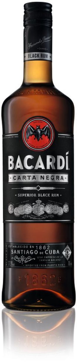 Rum Bacardi Carta Negra 37.5% 70cl Car x6