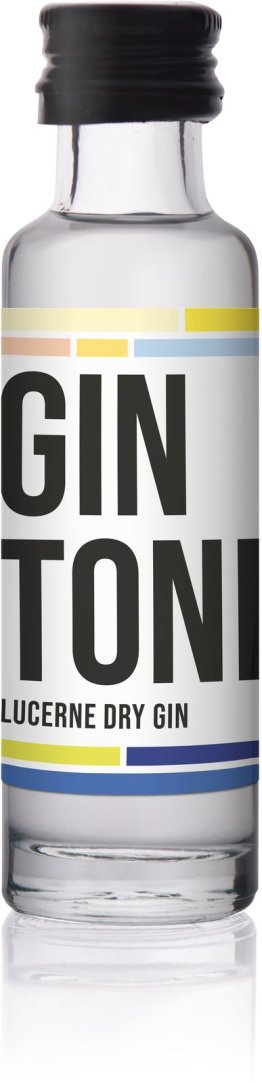 GIN TONI Lucerne Dry Gin Miniatur 40% 2cl Car x25